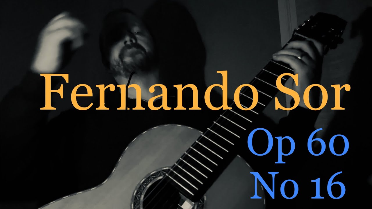 Fernando Sor Etude Op 60 No 16 (my favorite Sor Studies #2)