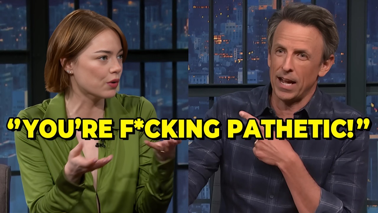 Emma Stone Kicked Off Seth Meyers' Show After Heated Confrontation