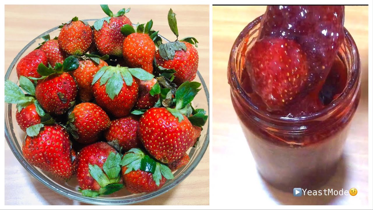 STRAWBERRY JAM Simple Recipe with just THREE Ingredients!