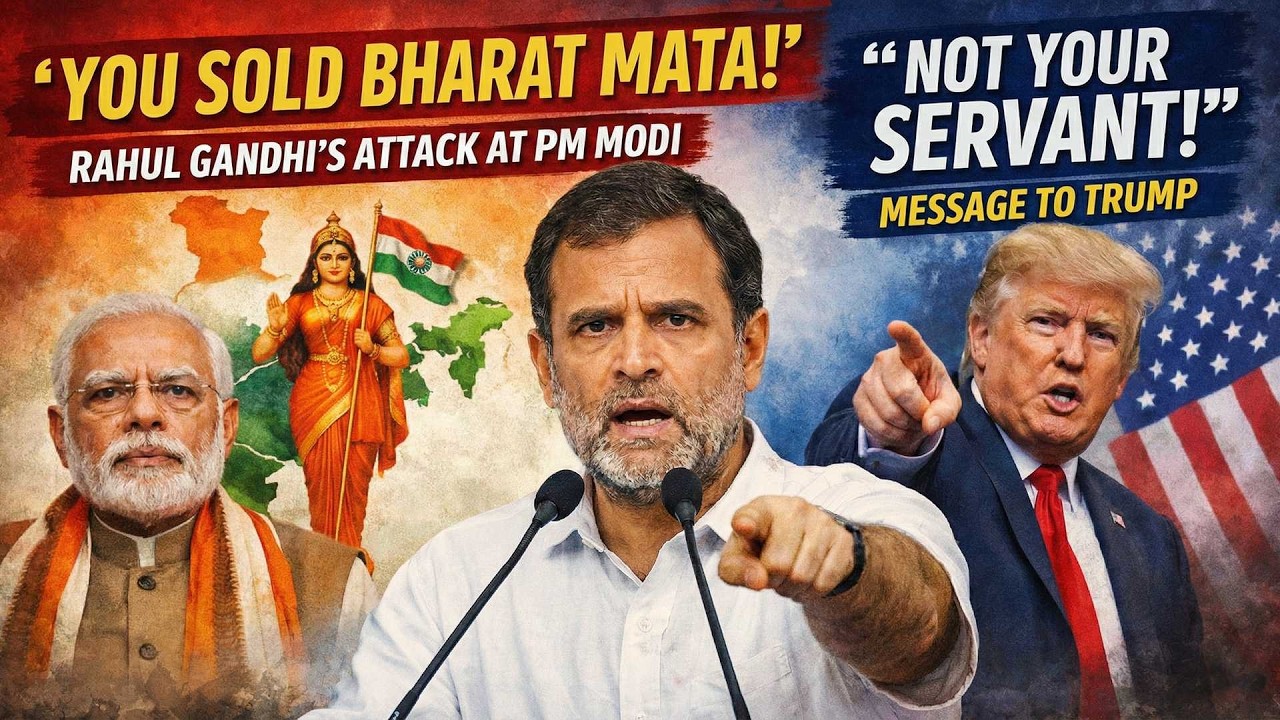 Rahul Gandhi Accuses PM of Surrendering to US Pressure | Lok Sabha Budget Debate