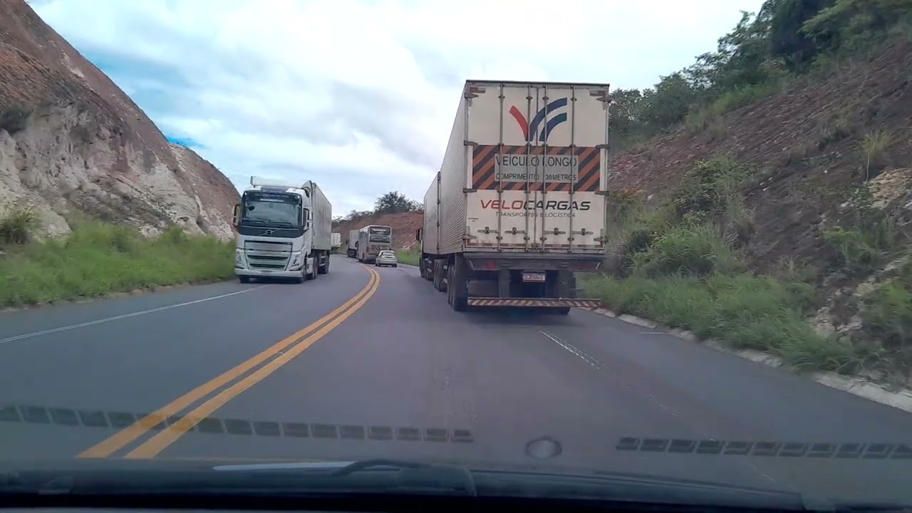 Subindo a serra de salinas rodovia 251