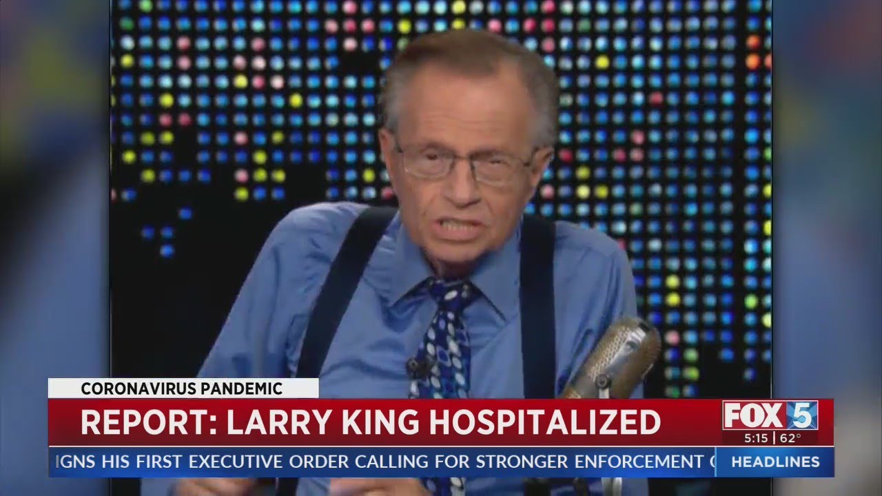 Larry King Hospitalized With COVID-19