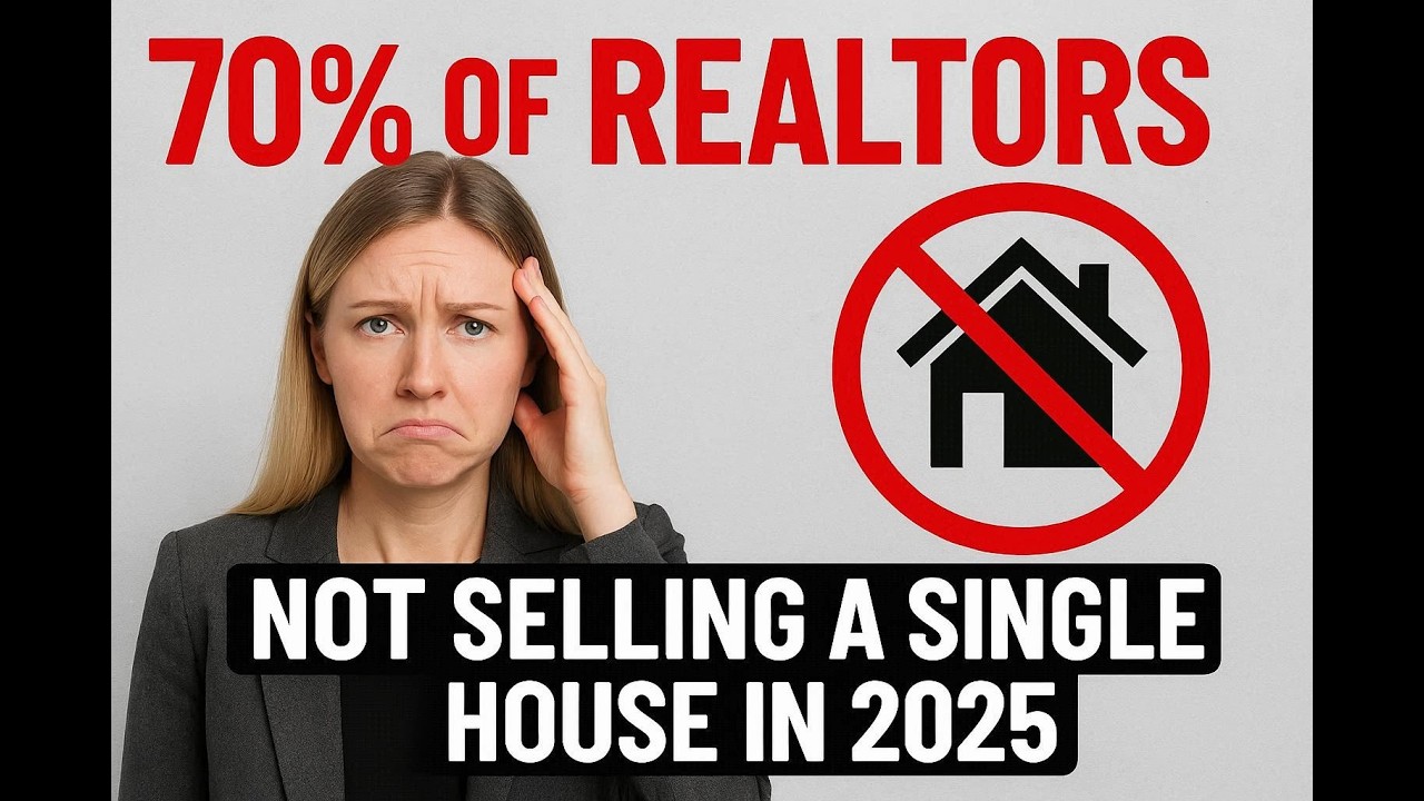 70% Of Realtors Didn't Sell A Single Home in 2025