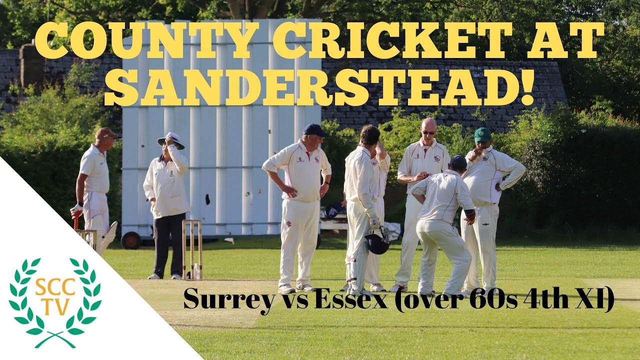 COUNTY CRICKET AT SANDERSTEAD!! Surrey vs Essex (Over-60s 4th XI) 😂😂 