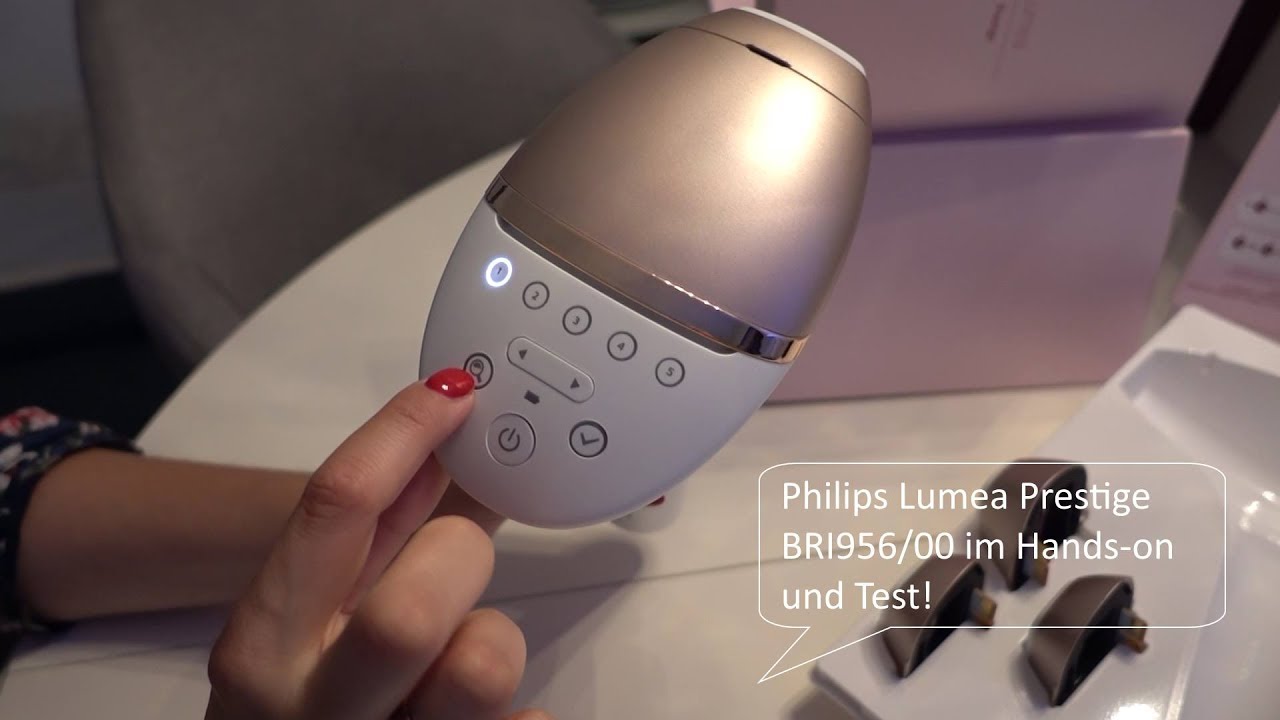 Philips Lumea Prestige BRI956/00 IPL Modell 2018 - Hands on Test (German)