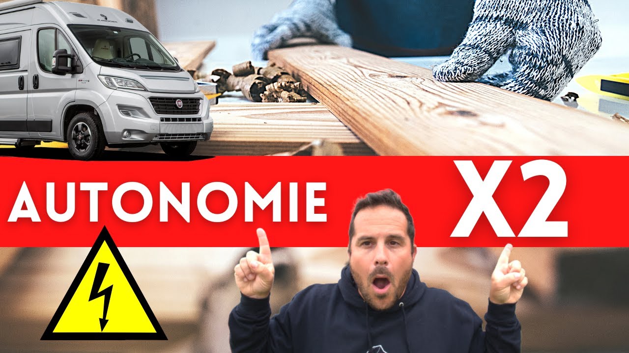 COMMENT am&eacute;liorer l'AUTONOMIE en fourgon am&eacute;nag&eacute; - Camping car #vanlife