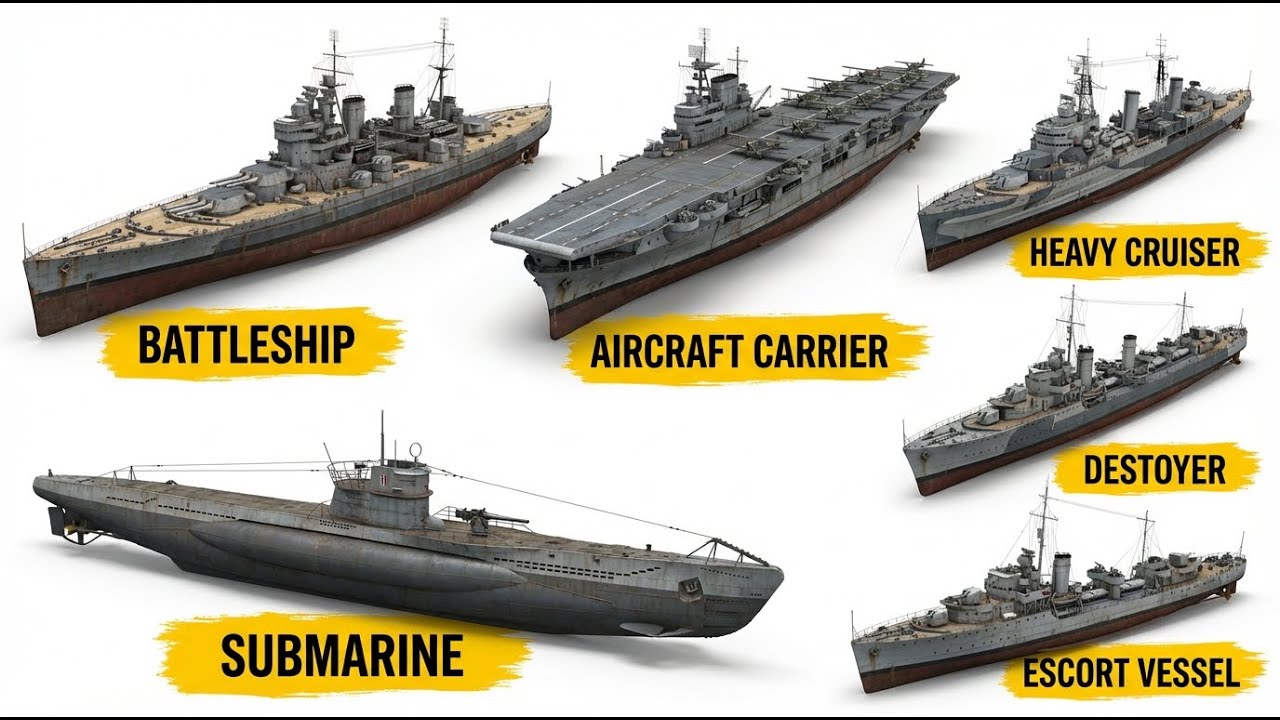 Every British Warship Used in WWII | Royal Navy Explained