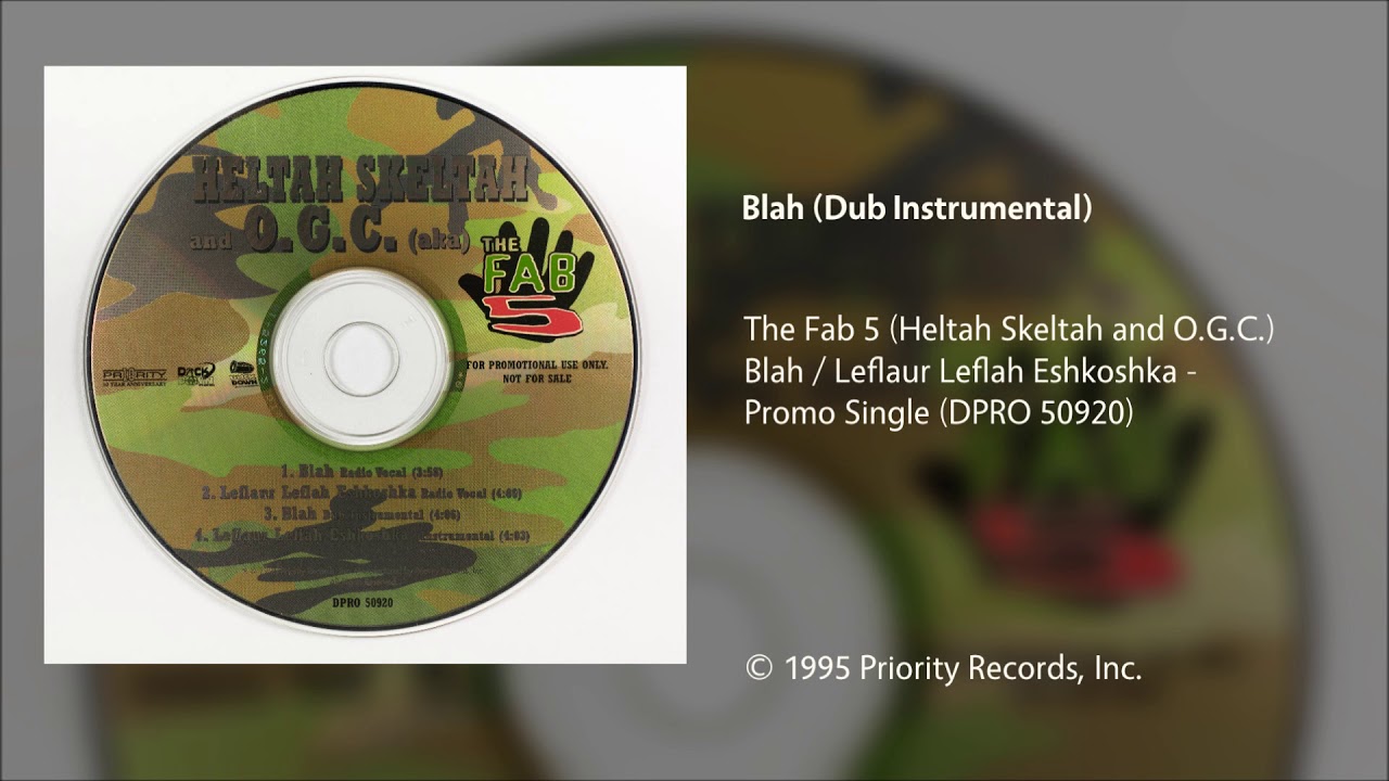 The Fab 5 - Blah (Dub Instrumental)