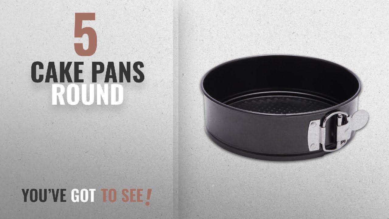 Top 10 Cake Pans Round [2018]: Hiware 7 Inch Non-stick Springform Pan / Cheesecake Pan / Leakproof