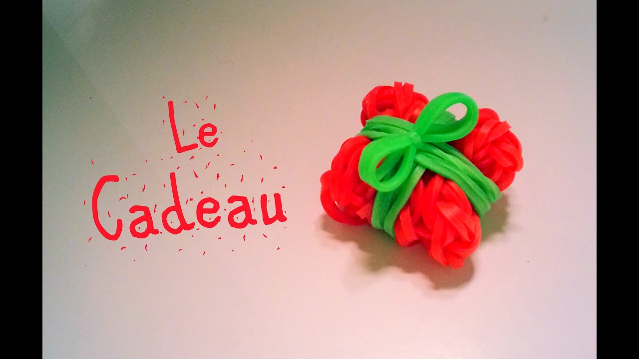 Comment faire un cadeau avec des élastiques sans machine
