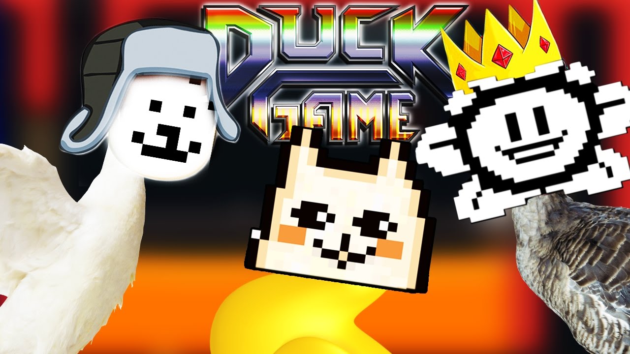 УТИНОЕ БЕЗУМИЕ (ft. Тиджой, Хахен) // Duck Game с модами