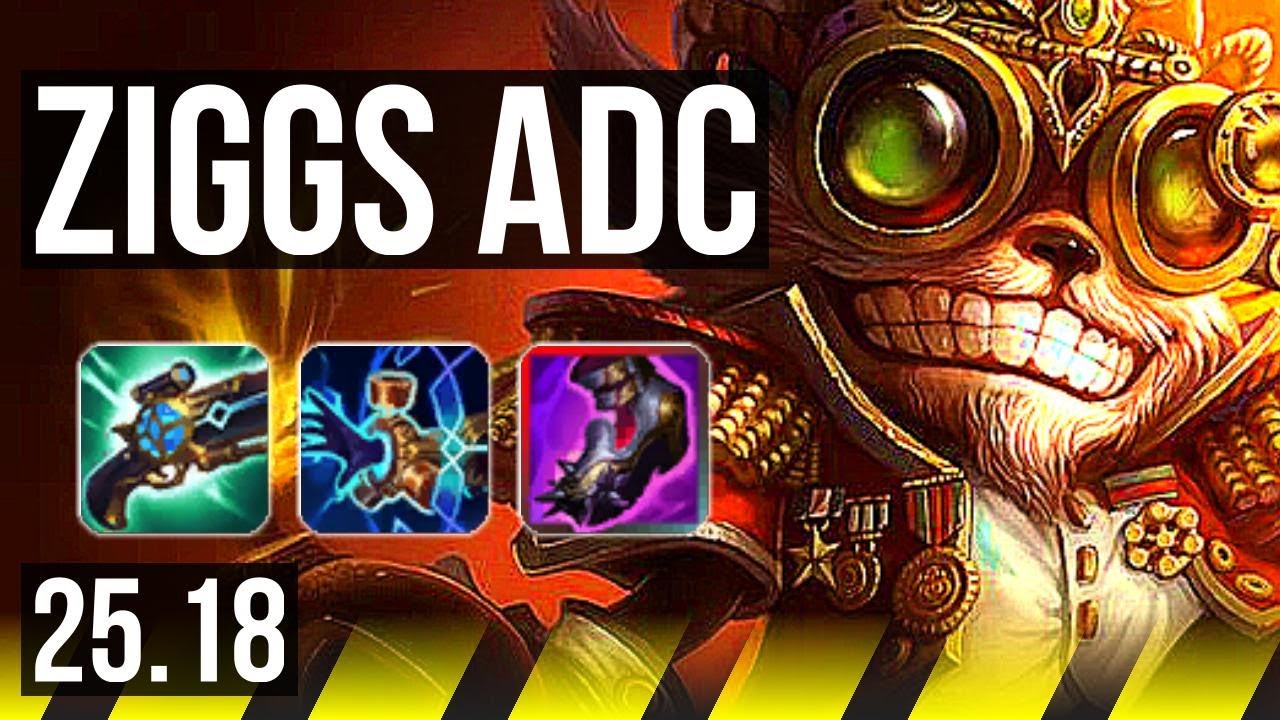 ZIGGS & Pyke vs KAI'SA & Thresh (ADC) | 9/4/13 | KR Diamond | 25.18