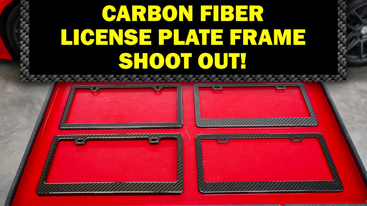 Carbon Fiber License Plate Frames Reviewed: Which One Wins?