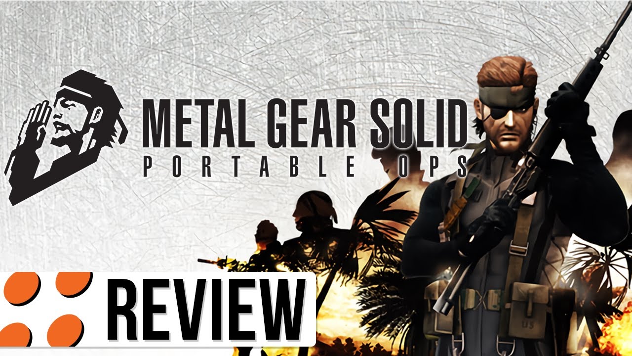 Видеообзор Metal Gear Solid: Portable Ops