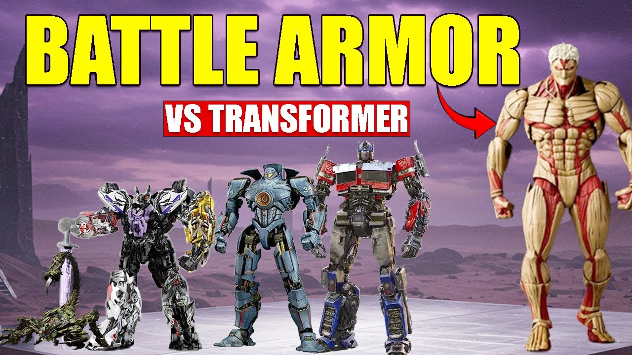 Armored Titan vs Transformer Monsters | 3D Transformer Monsters Size Comparison 2025