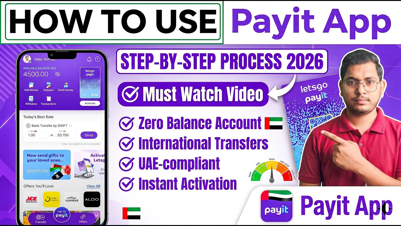 How to Open Payit Account in UAE 2026 | Full Registration Process Step by Step 2026