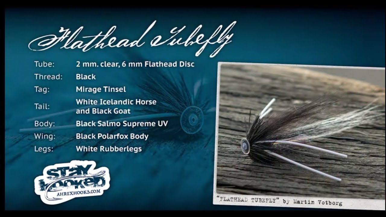 Flathead tubefly - MVfly. Filmed by Ahrexhooks tied by me.