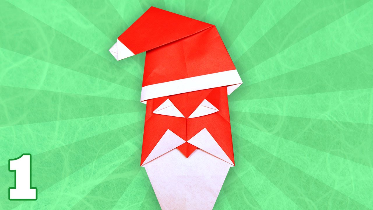 Origami Happy Santa (John Smith) - Part 1