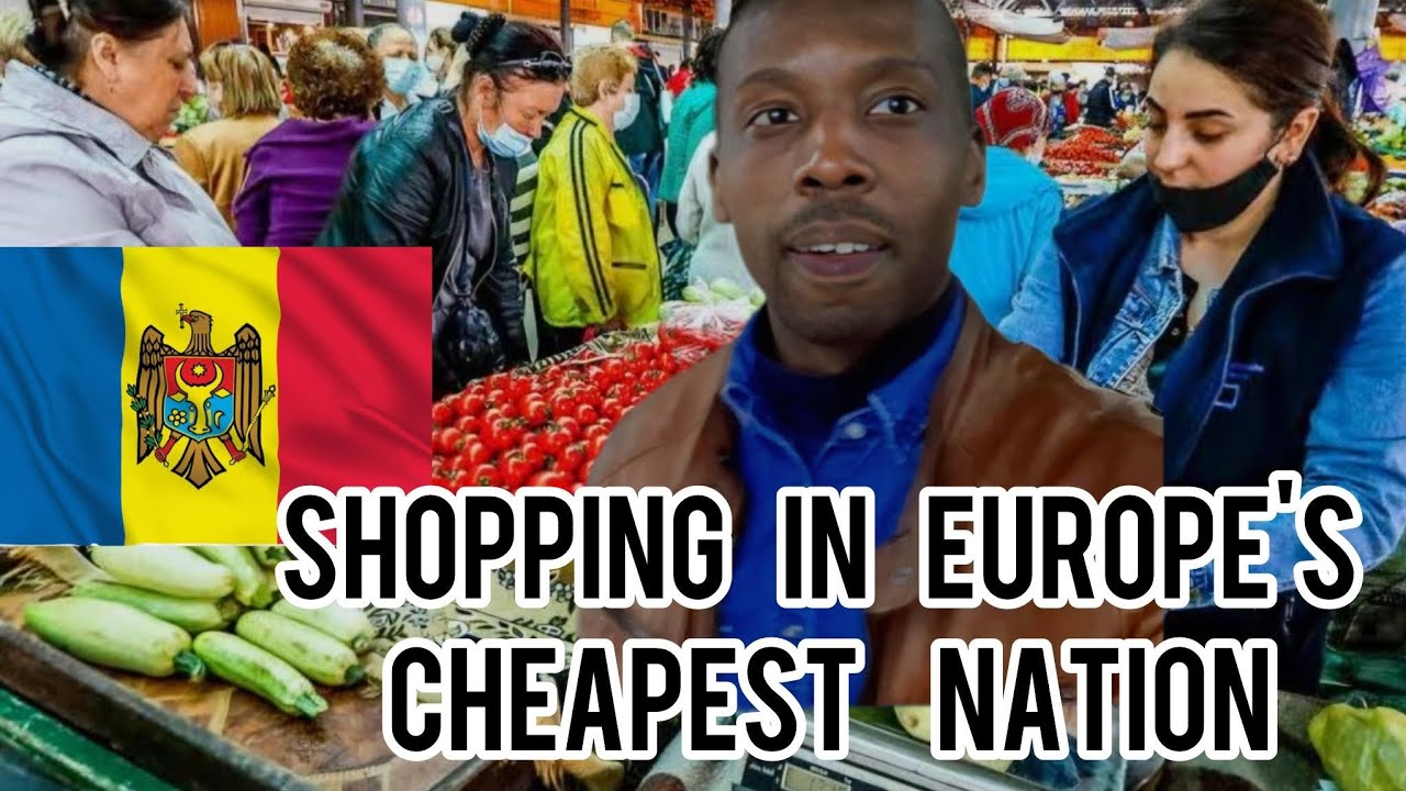 BLACK MAN BARGAINING IN SOVIET MARKET🇲🇩💸. MOLDOVA CHISINAU 