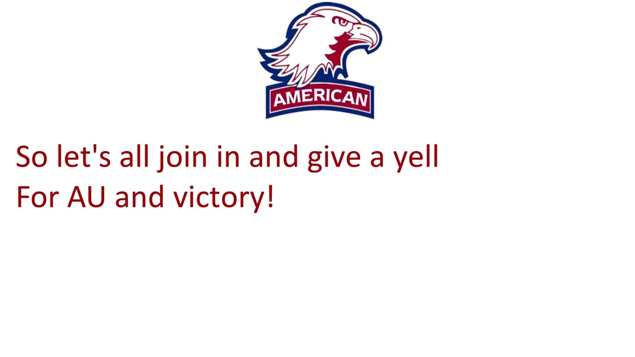 American University's 'AU Fight Song'