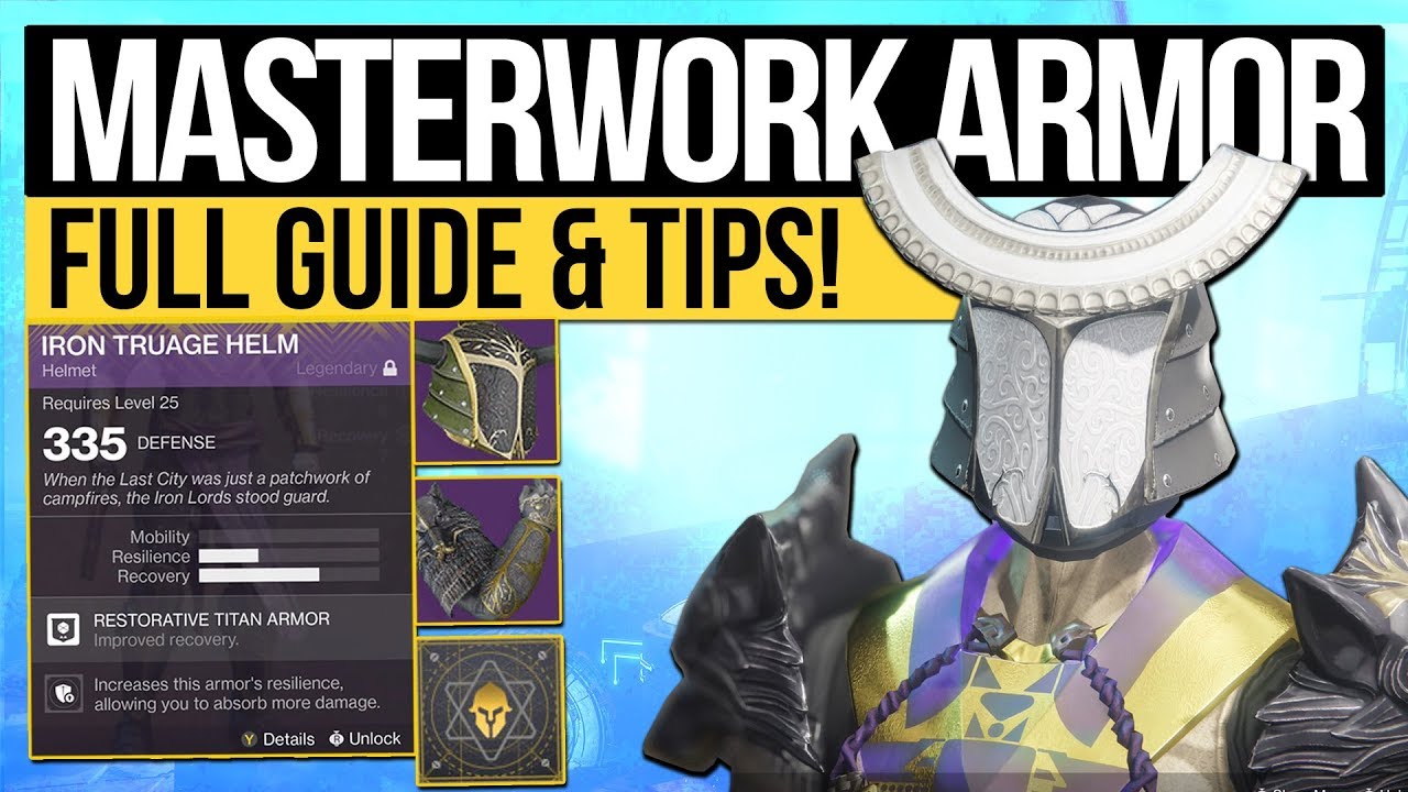 Destiny 2 | MASTERWORK ARMOR GUIDE! - Upgrading Gear, Damage Resistance, Best Stats & Impressions!