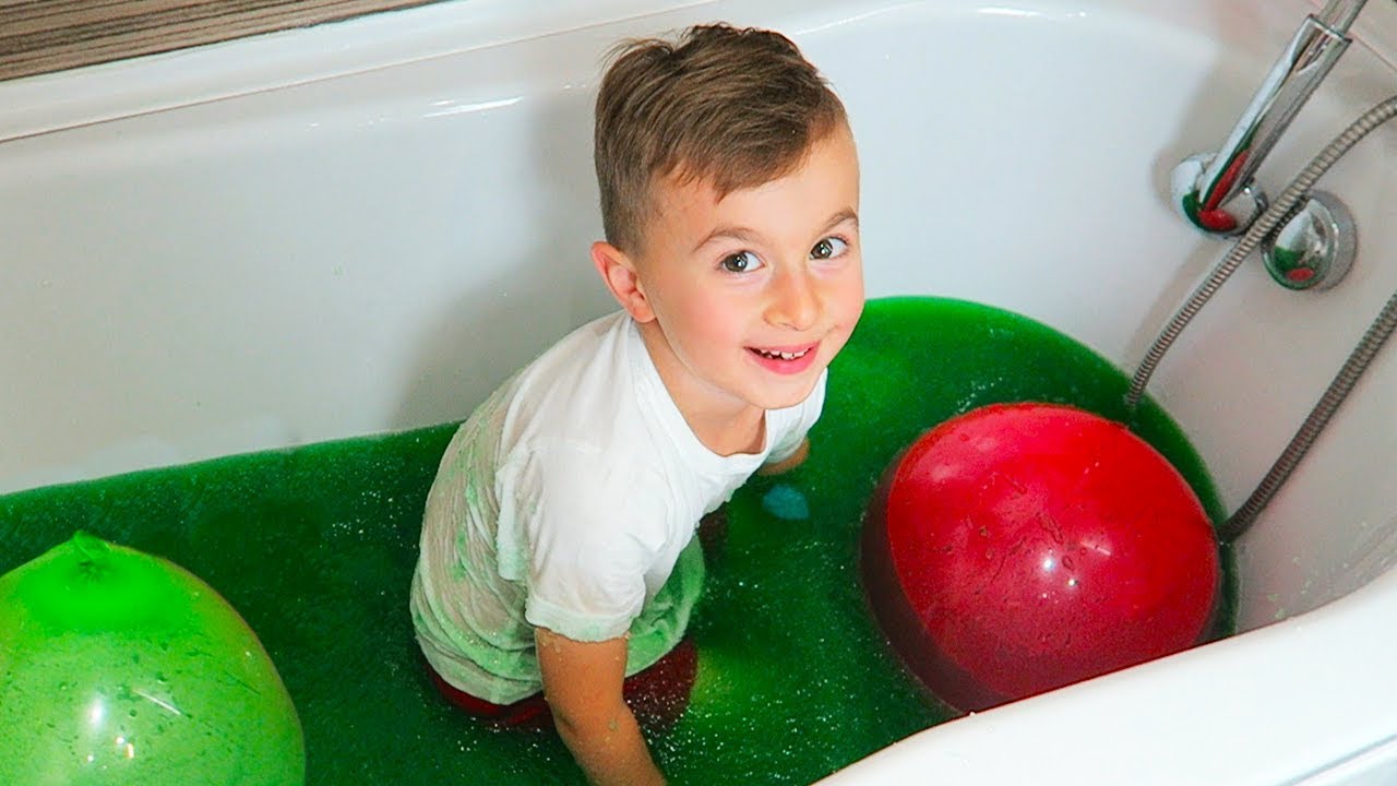 Gelli Baff + Slime Baff BALLOON CHALLENGE