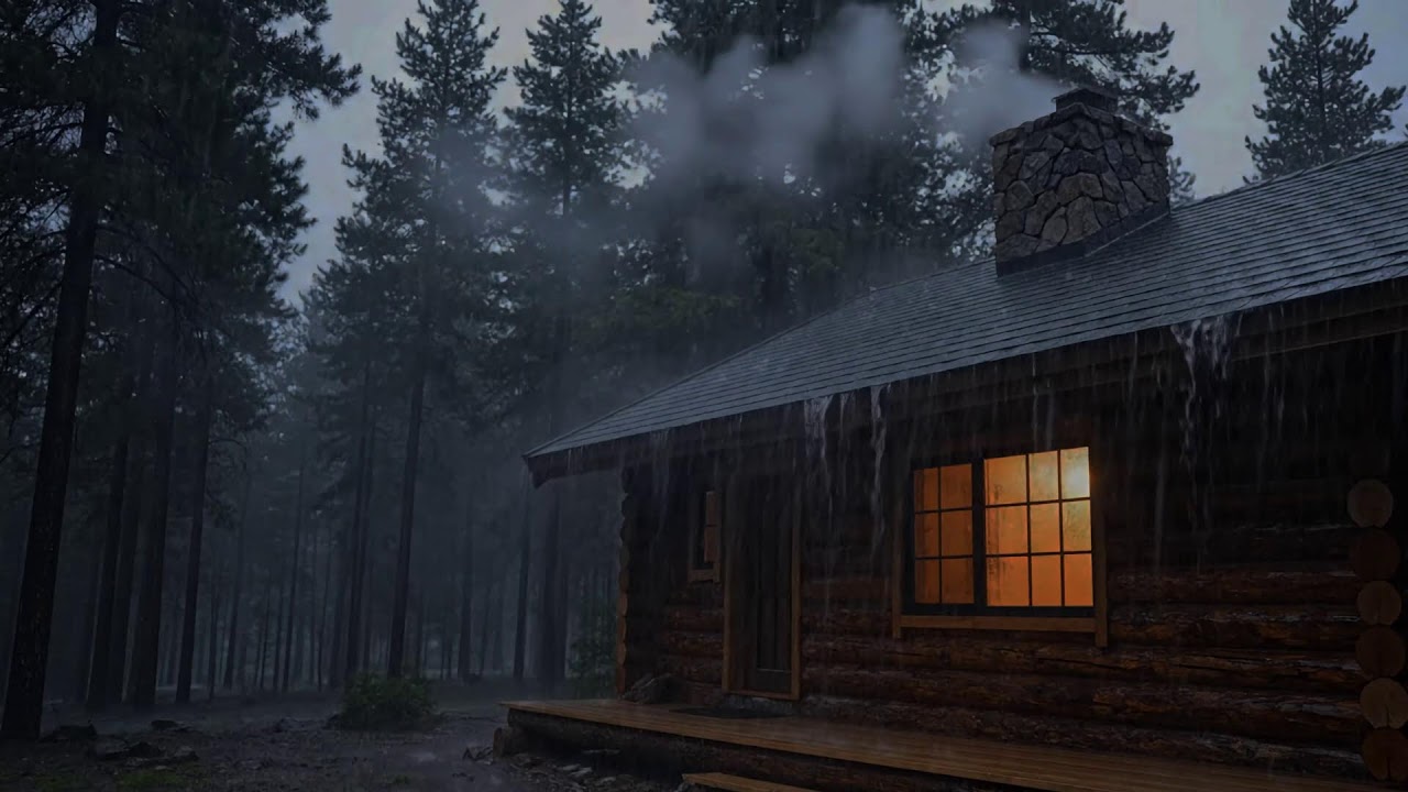 Soothing Rain and Soft Thunder for Deep Sleep, Stress Relief, and Mental Calm for Mind Relaxati