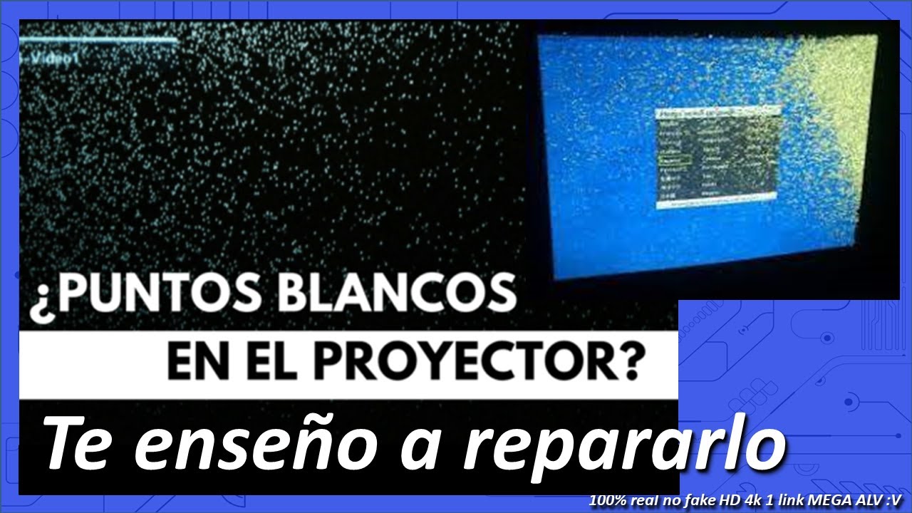 Proyector con manchas /mi videobeam tiene manchas