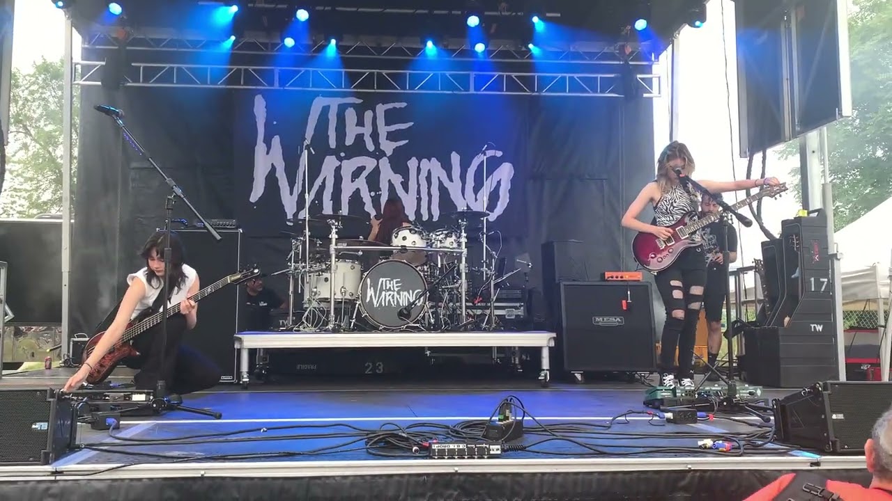 The Warning (never before seen) Taking the stage at Upheaval Festival 2022