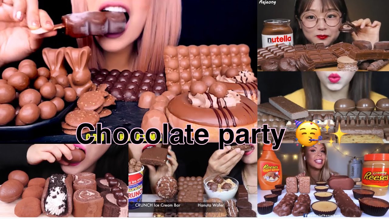 Chocolate ASMR compilation (BITES ONLY)