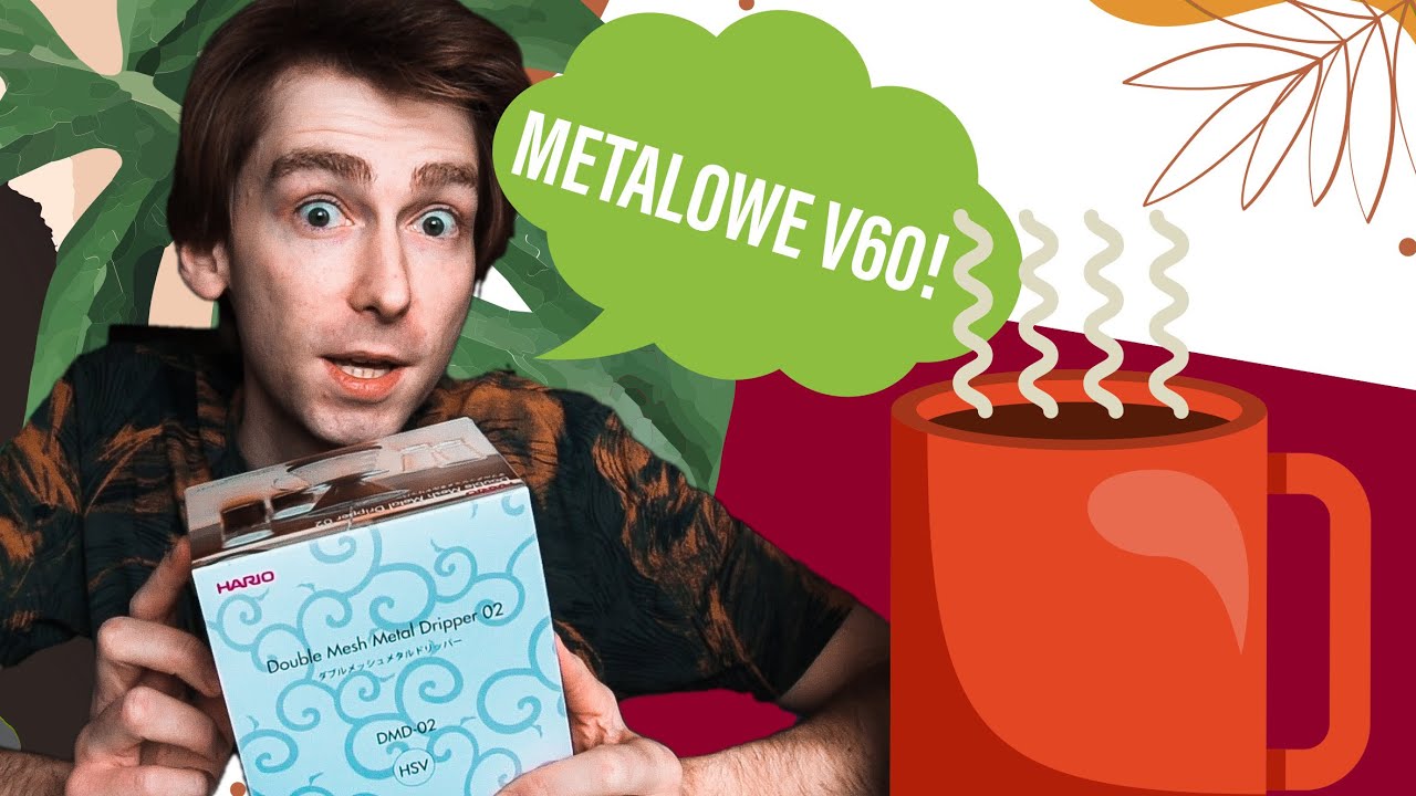 Metalowe V60 od Hario &ndash; eko dripper bez papieru 🌱🙌☕️