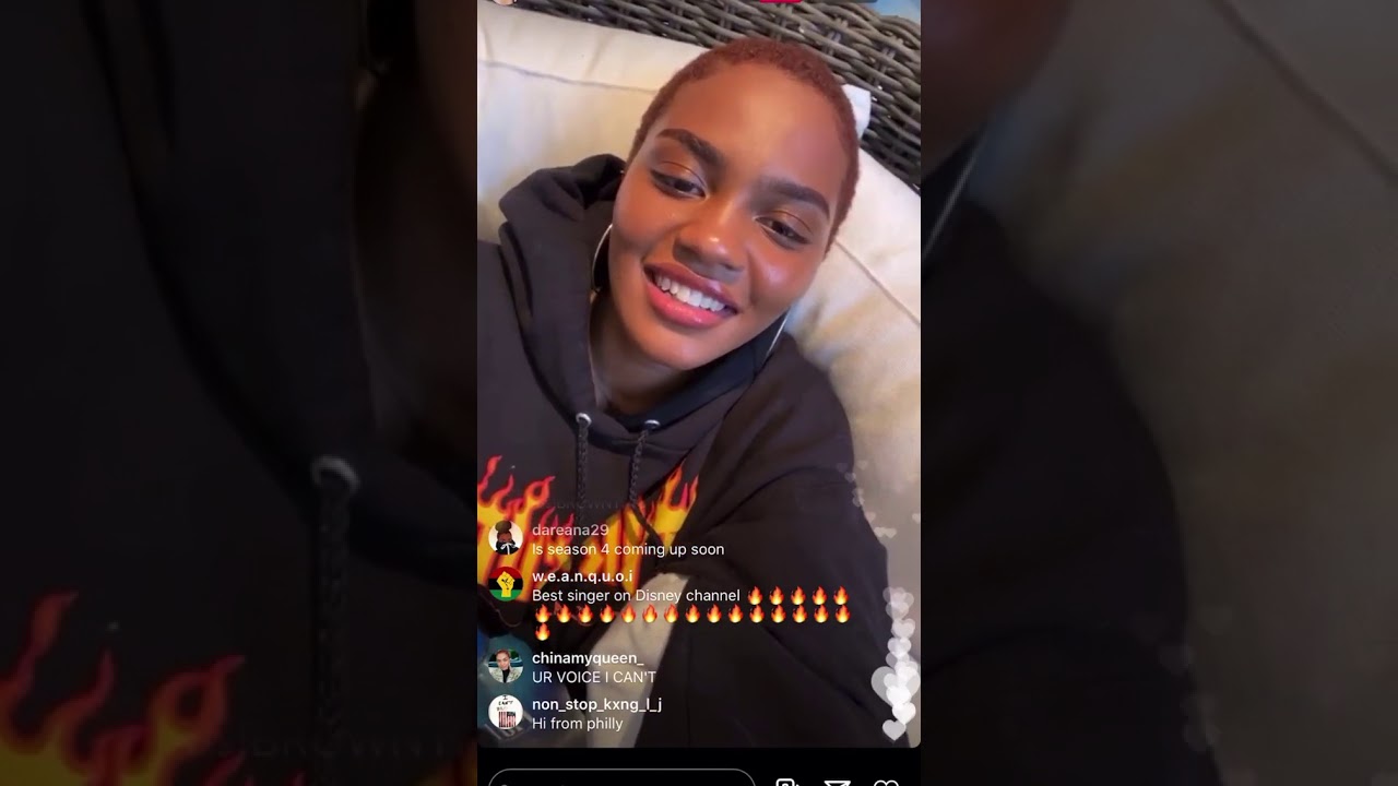 Chinamcclain IG live on instagram