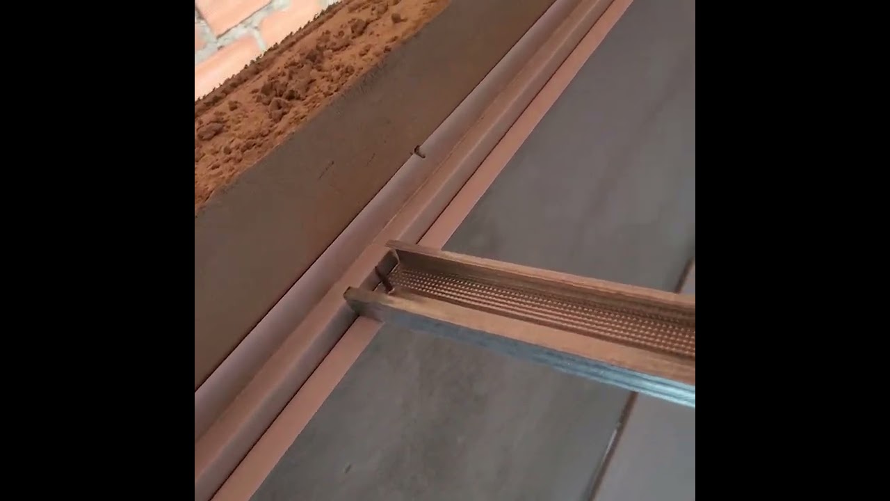 Forro de Drywall fixação dos tirantes parte estrutural do forro