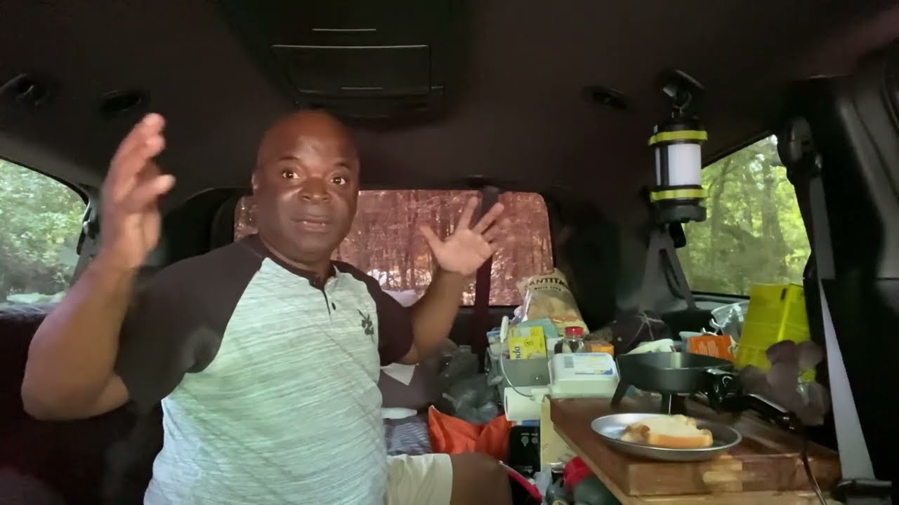Living In A Minivan | Typical Minivan Life Morning With Breakfast