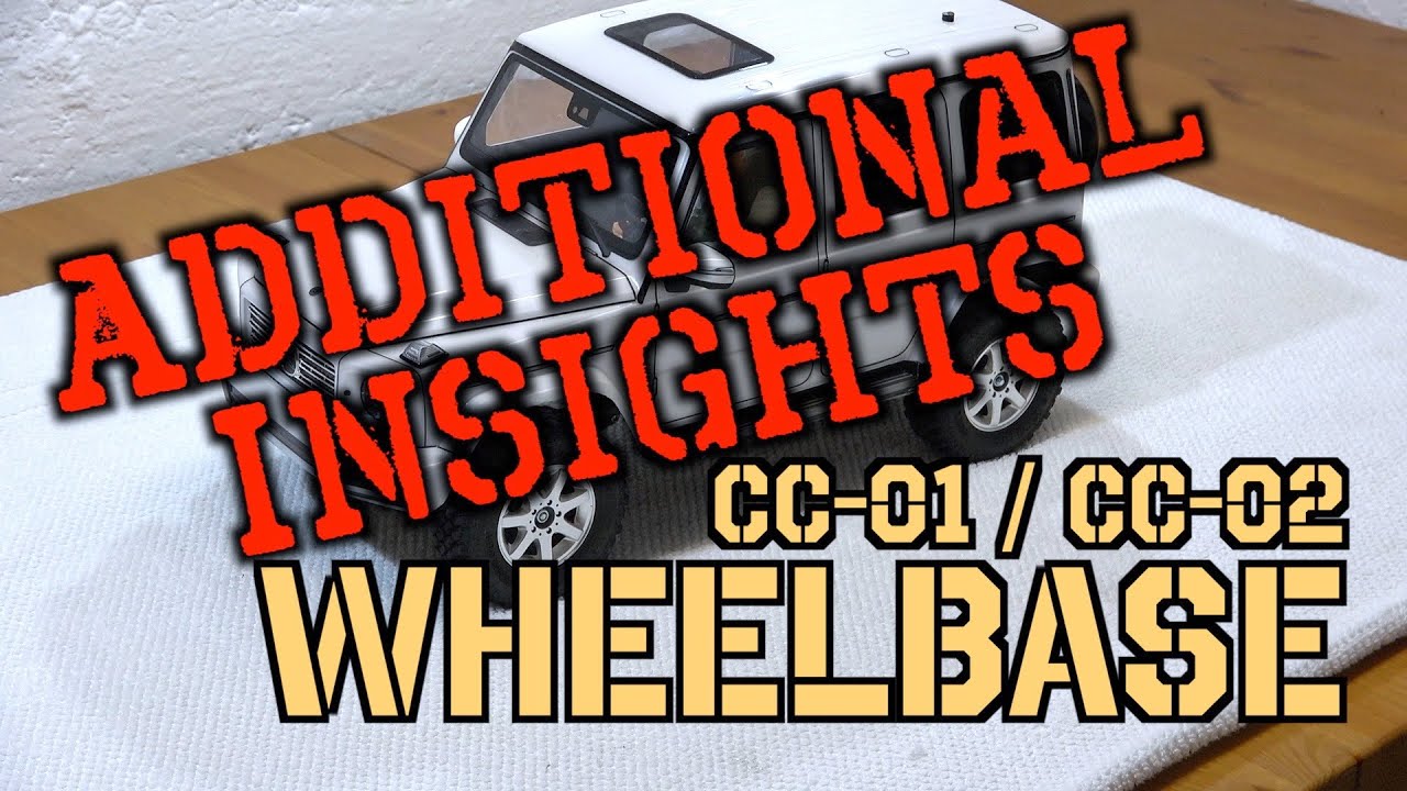 Tamiya CC-02 Wheelbase Adjustments - Additional Insights