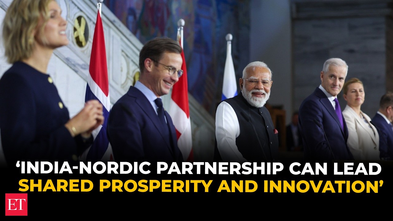 'Let India-Nordic partnership be a Model for innovation and sustainable future': PM Modi