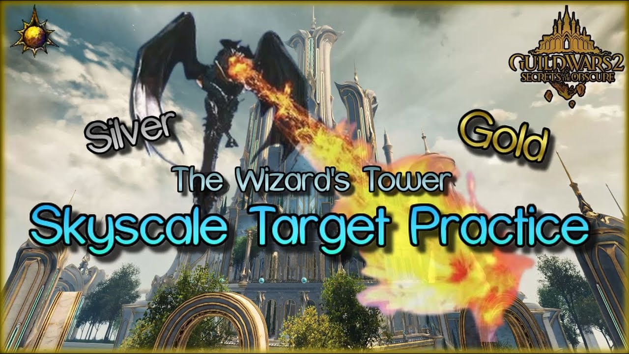 Guild Wars 2 | Adventures | Skyscale Target Practice in the Wizard's Tower