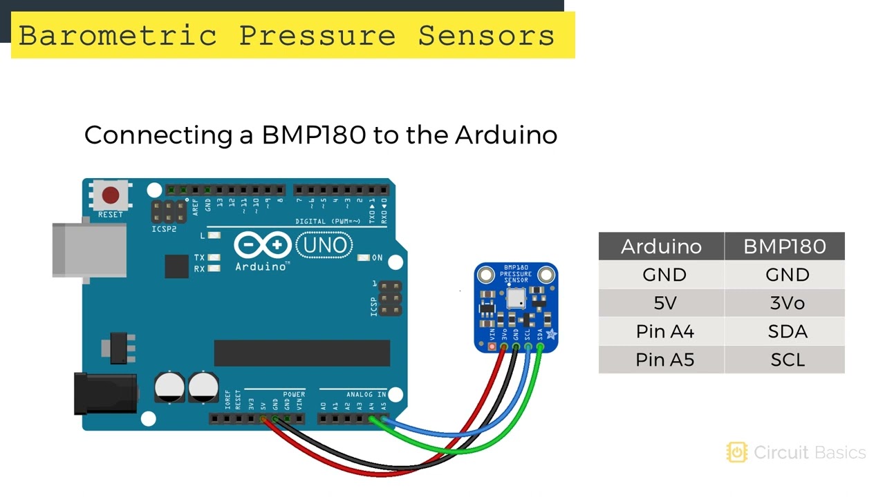 Как использовать датчики барометрического давления на Arduino &mdash; Полное руководство по Arduino #39