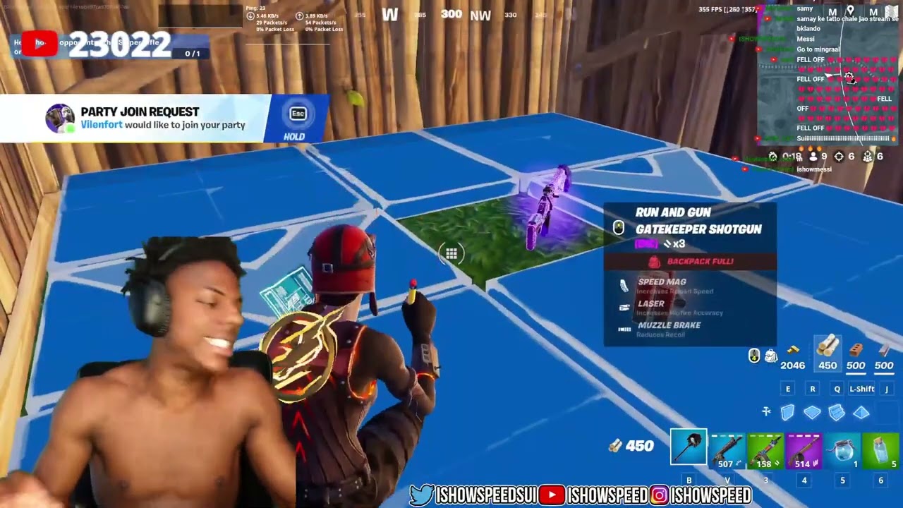 IShowSpeed IMMA TELL U ONE TIMEE (PT2) *DELETED STREAM*