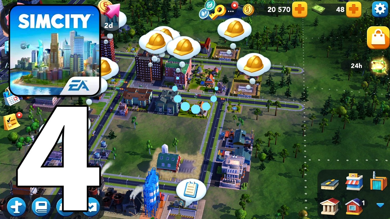 SimCity BuildIt - Gameplay Walkthrough Part 4 (iOS, Android)