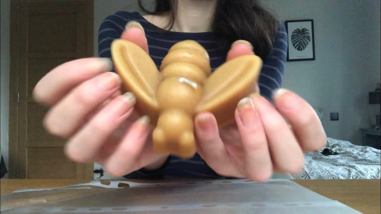 asmr// fast & agressive wax candles tapping and scratching
