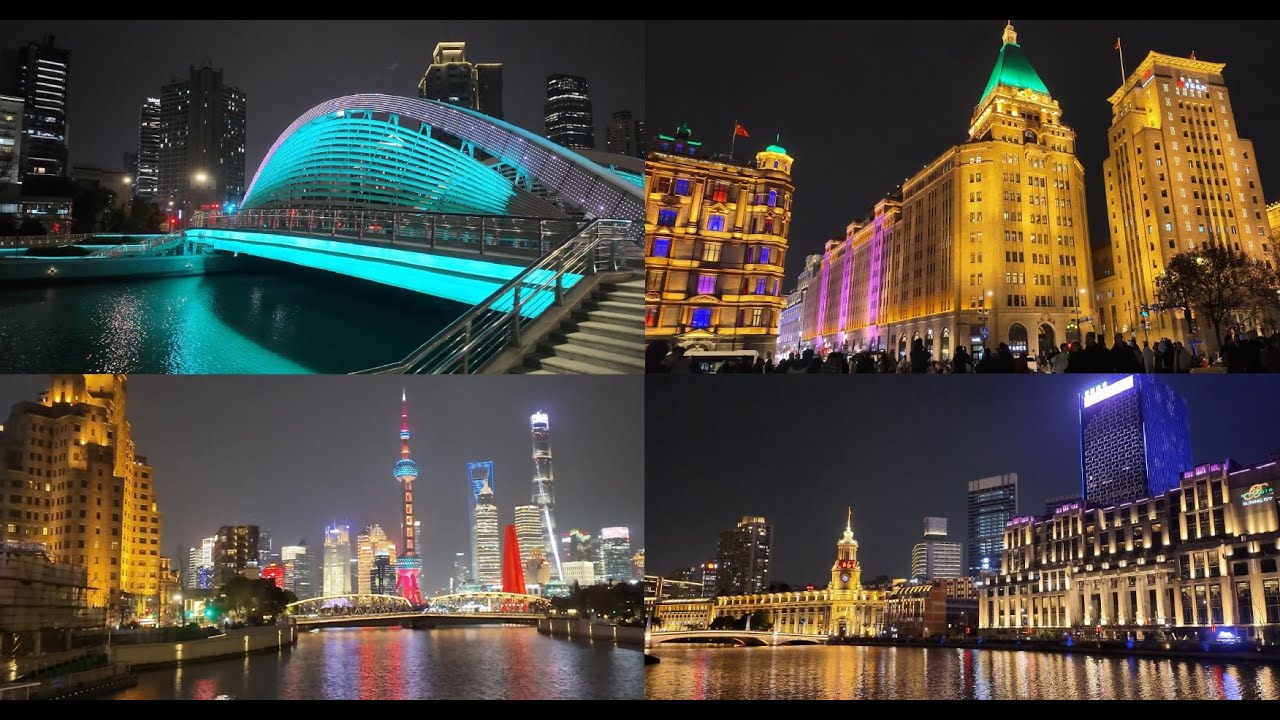 外滩夜跑静安苏河湾 4K virtual run Rock Bund 跑步机风景vlog 陆家嘴 洛克外滩源 黄浦江 轮渡 苏州河 十六铺 四行仓库 上海跑步路线260203 通勤 citywalk