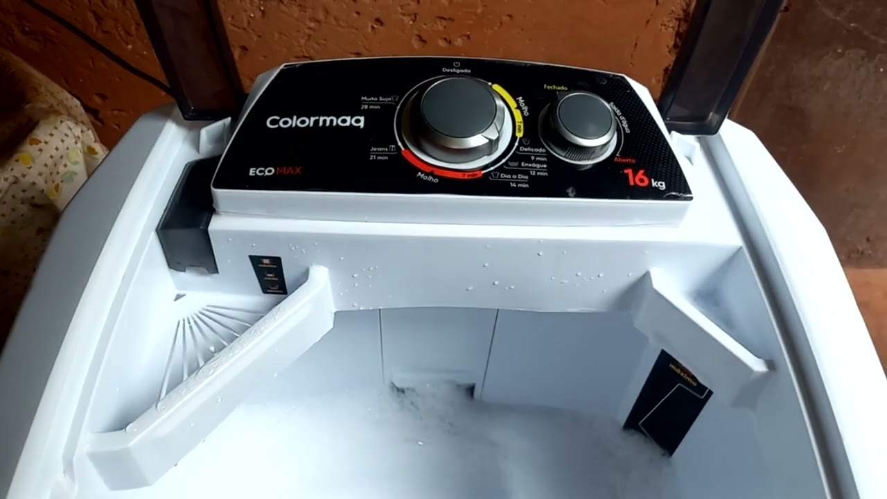 TANQUINHO COLORMAQ 16KG BRANCO LAVANDO UNIFORMES BRANCOS