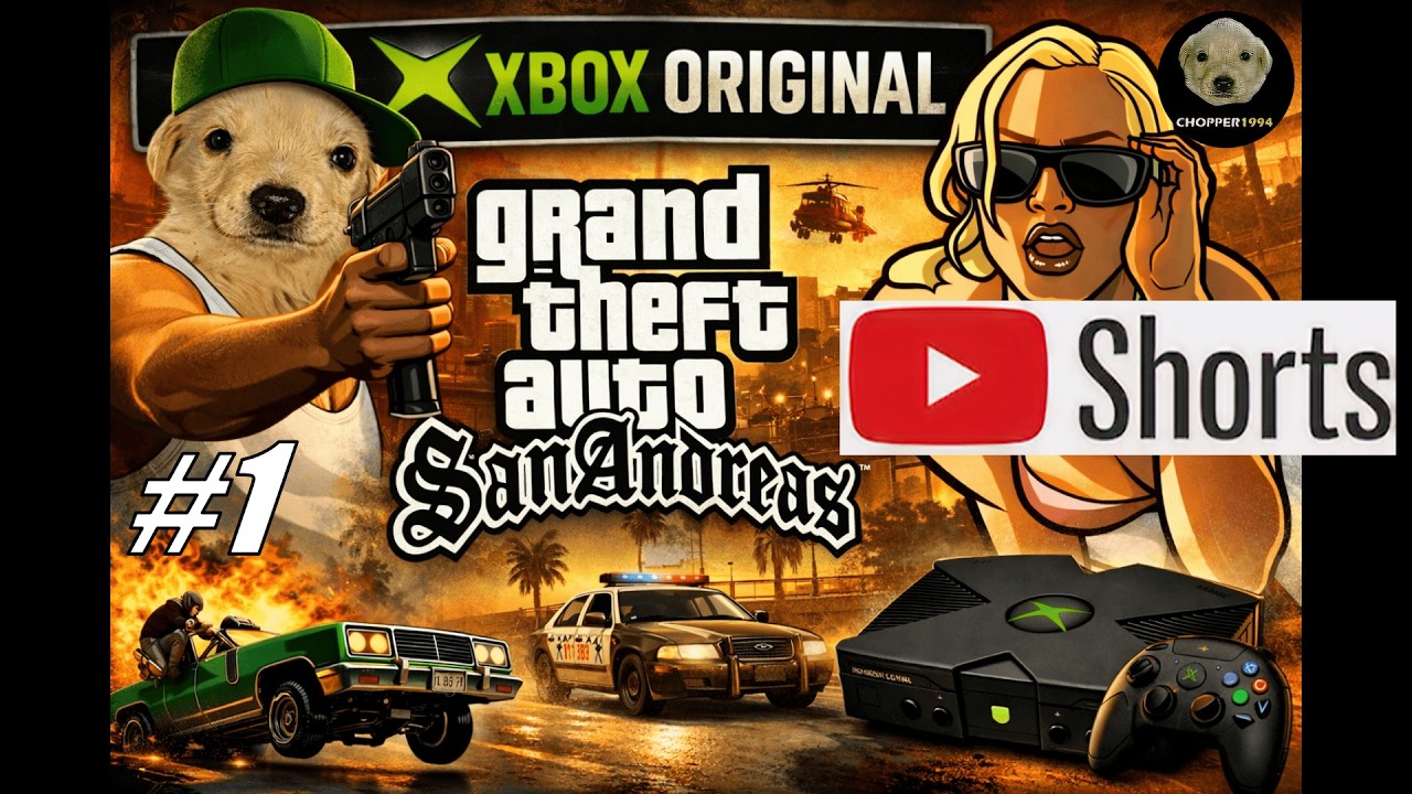 GTA San Andreas (Xbox original версия) - Стрим №1 #shorts