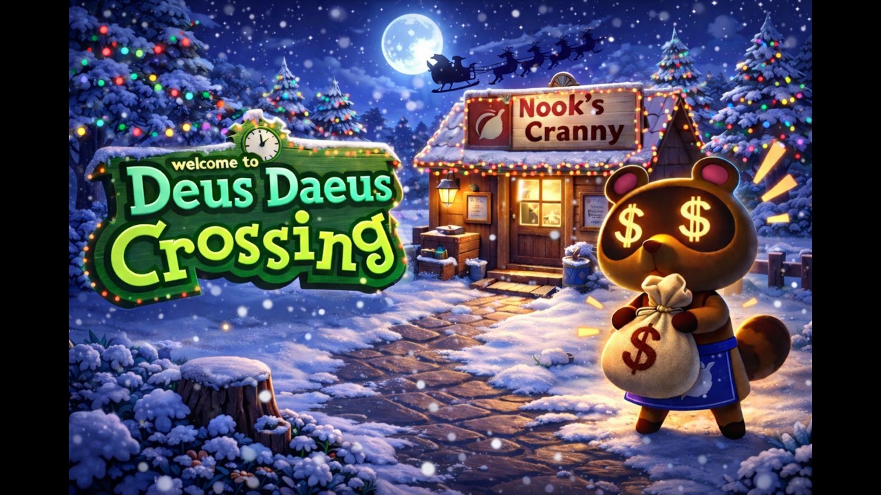 ❄️On the third day of Christmas, Tom Nook stole from me... ❄️ (Animal Crossing Gamecube)