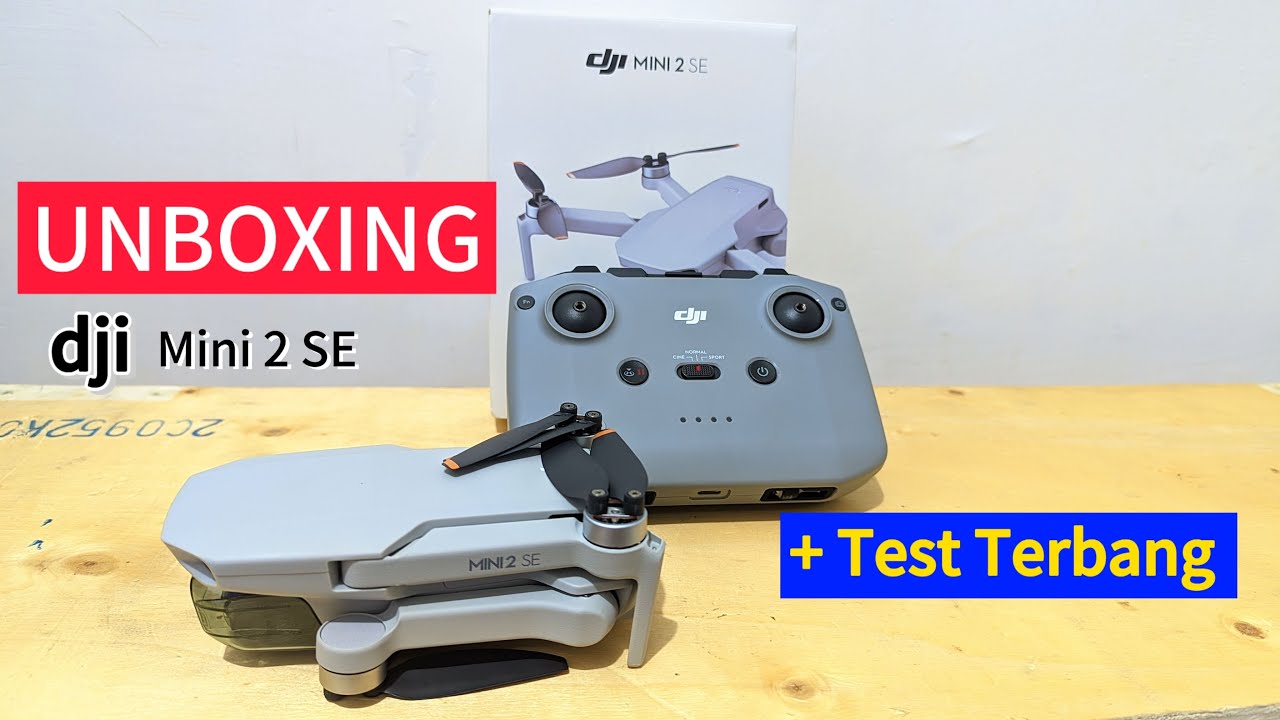 Unboxing & Tes Terbang Drone DJI Mini 2 SE | Indonesia
