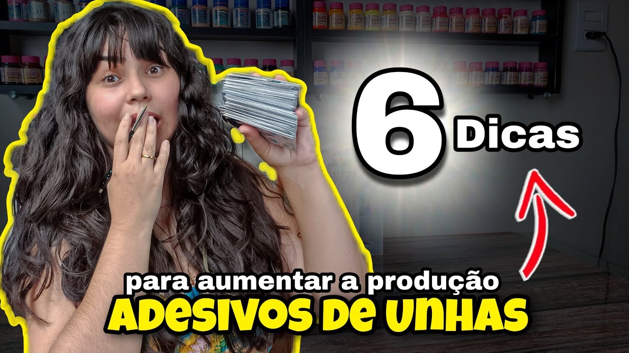 COMO AUMENTAR A PRODUÇÃO DE ADESIVOS ARTESANAIS?🤔 |agadesivosdeunhas