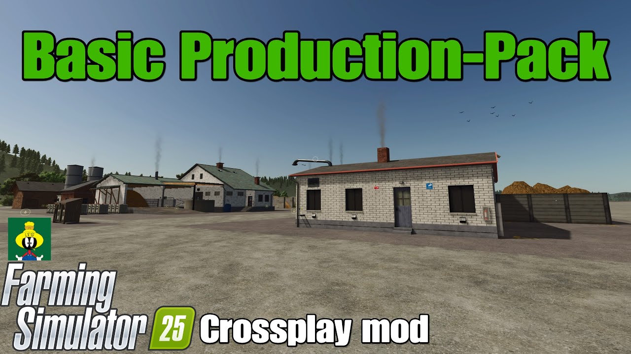 Базовый производственный пакет / мод для кроссплатформенной игры в FS25