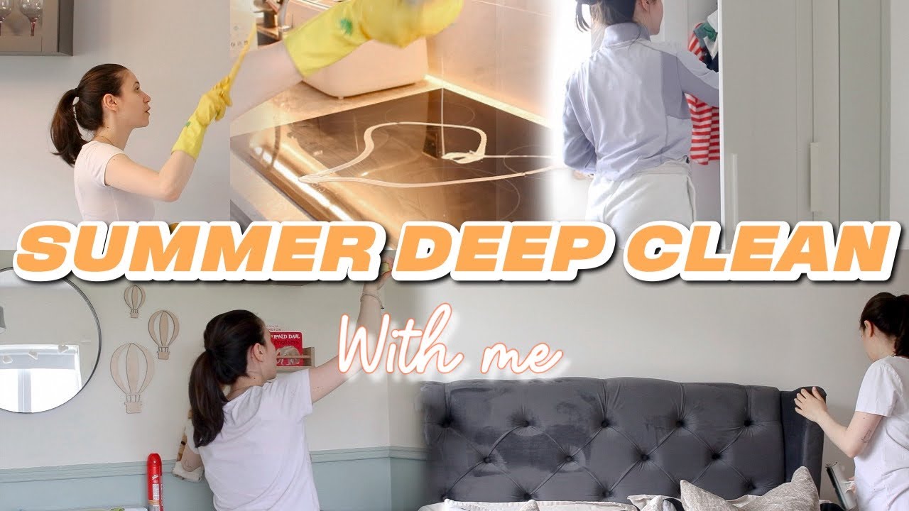 SUMMER CLEAN WITH ME | CLEANING MOTIVATION | GIULIA CENCE