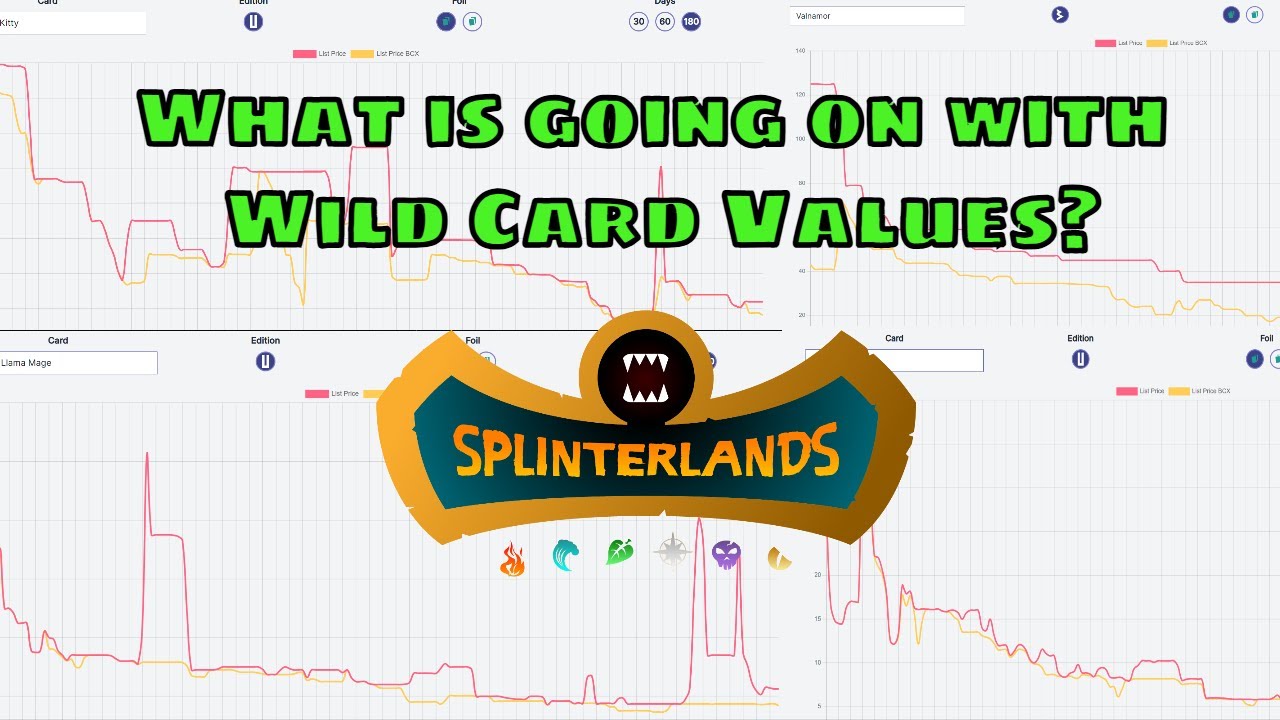 Splinterlands: What is Going on with Wild Card Values?